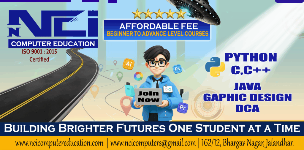 NCI BEST COMPTUER INSTITUTE IN JALANDHAR